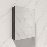 600/750/900mm Evie Dark Brown Wall Hung MDF Shaving Cabinet