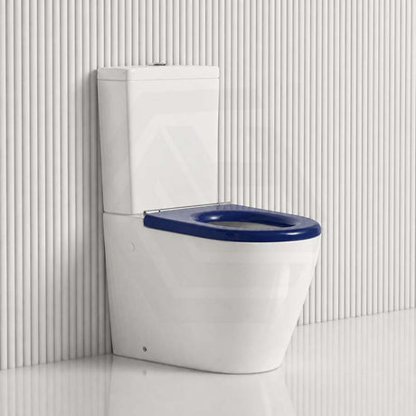 Ambulant Toilet Suite Box Rim Back To Wall Back/Left and Right Bottom Inlet 660x395x905mm - Gloss White