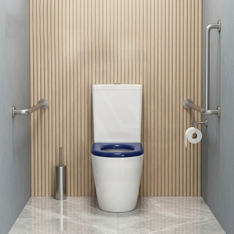 Ambulant Toilet Suite Box Rim Back To Wall Back/Left and Right Bottom Inlet 660x395x905mm - Gloss White