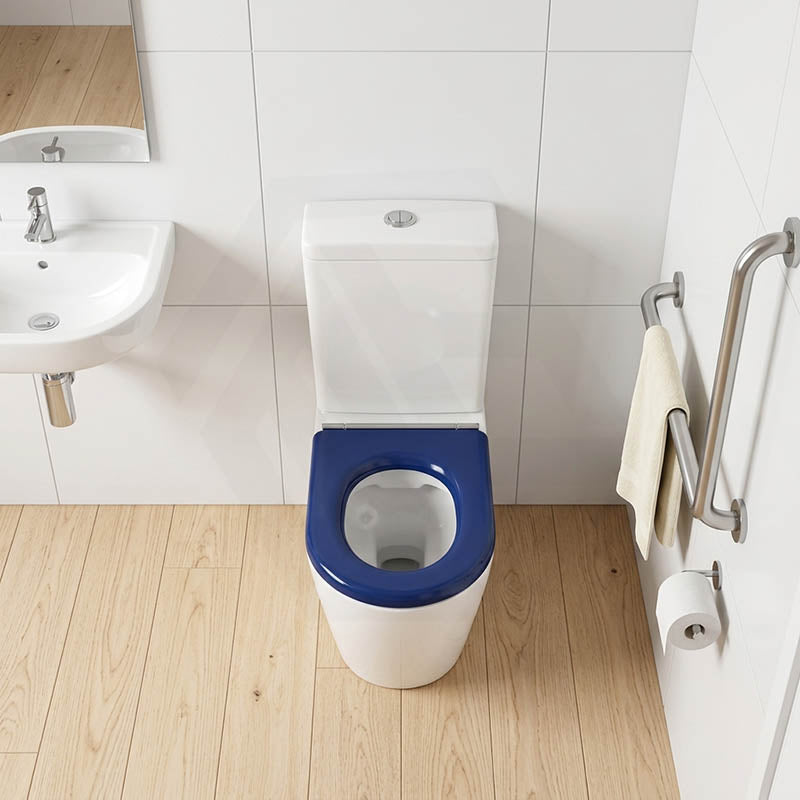 Ambulant Toilet Suite Box Rim Back To Wall Back/Left and Right Bottom Inlet 660x395x905mm - Gloss White