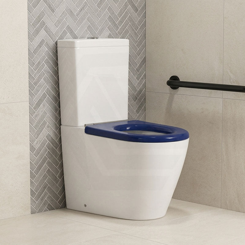 Ambulant Toilet Suite Box Rim Back To Wall Back/Left and Right Bottom Inlet 660x395x905mm - Gloss White