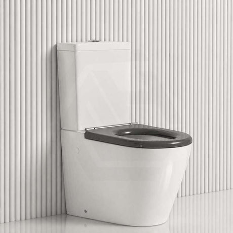 Ambulant Toilet Suite Box Rim Back To Wall Back/Left and Right Bottom Inlet 660x395x905mm - Gloss White