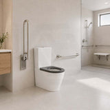 Ambulant Toilet Suite Box Rim Back To Wall Back/Left and Right Bottom Inlet 660x395x905mm - Gloss White
