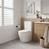 Ambulant Toilet Suite Box Rim Back To Wall Back/Left and Right Bottom Inlet 660x395x905mm - Gloss White