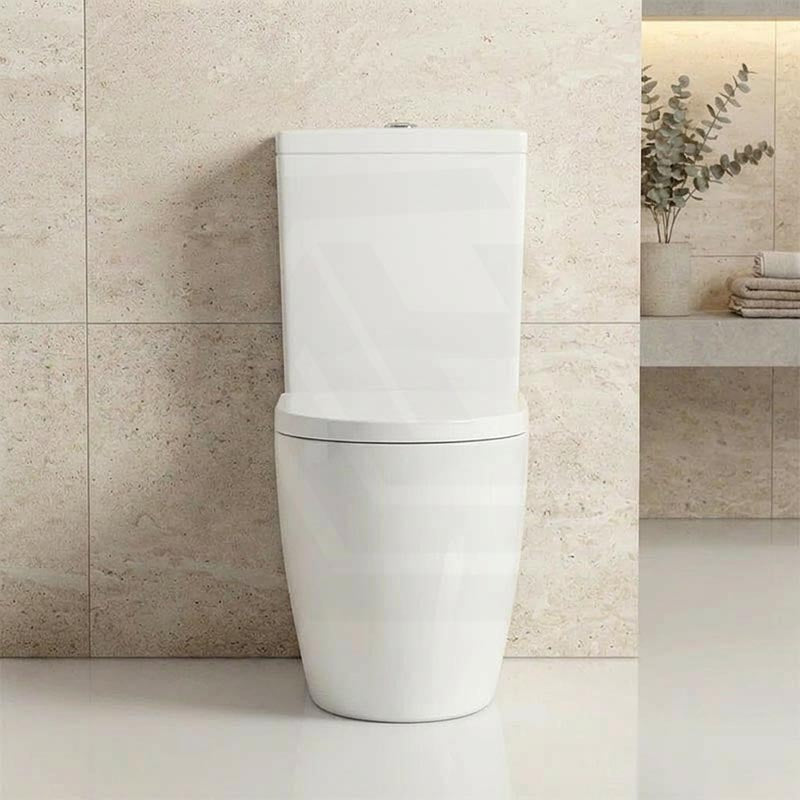 Back to Wall Toilet Suite Box Rim 660x395x905mm - Gloss White