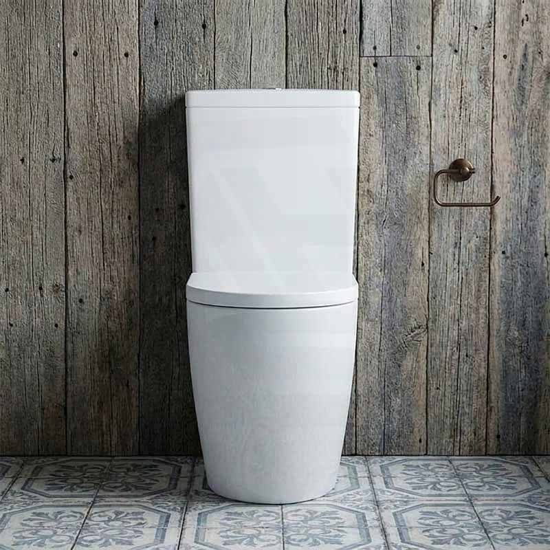 Back to Wall Toilet Suite Box Rim 660x395x905mm - Gloss White