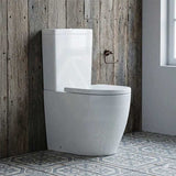 Back to Wall Toilet Suite Box Rim 660x395x905mm - Gloss White