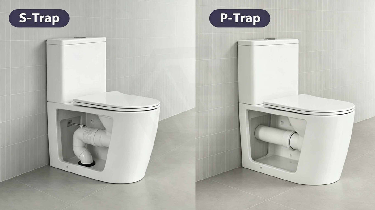 Avis Rimless Back To Wall Toilet Suite Back/Left and Right Bottom Inlet Cistern 655x385x870mm - Matt White