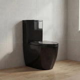 Veda Tornado Ceramic Back To Wall Toilet Suite Back/Left and Right Bottom Inlet 630x380x835mm - Variant Colour