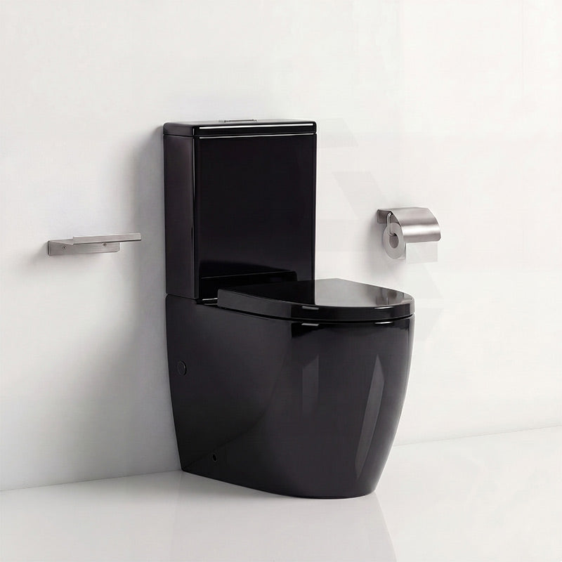 Veda Tornado Ceramic Back To Wall Toilet Suite Back/Left and Right Bottom Inlet 630x380x835mm - Variant Colour