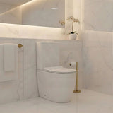 Veda Tornado Ceramic Back To Wall Toilet Suite Back/Left and Right Bottom Inlet 630x380x835mm - Variant Colour