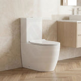 Veda Tornado Ceramic Back To Wall Toilet Suite Back/Left and Right Bottom Inlet 630x380x835mm - Variant Colour