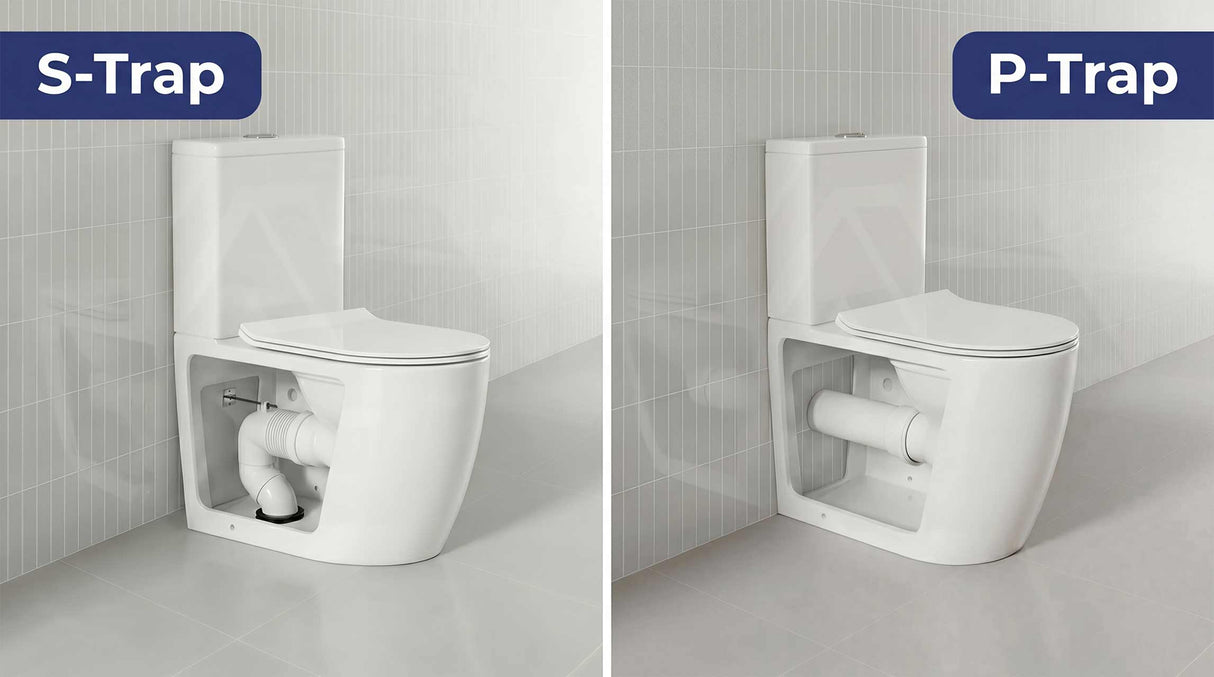 Veda Tornado Ceramic Back To Wall Toilet Suite Back/Left and Right Bottom Inlet 630x380x835mm - Variant Colour