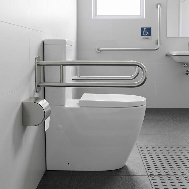 Elvera Tornado Ambulant Toilet Suite Ceramic Back To Wall Back/Left and Right Bottom Inlet 660x390x885mm - Gloss White