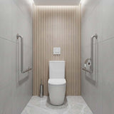 Elvera Tornado Ambulant Toilet Suite Ceramic Back To Wall Back/Left and Right Bottom Inlet 660x390x885mm - Gloss White