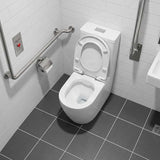 Elvera Tornado Ambulant Toilet Suite Ceramic Back To Wall Back/Left and Right Bottom Inlet 660x390x885mm - Gloss White