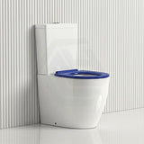 Elvera Tornado Ambulant Toilet Suite Ceramic Back To Wall Back/Left and Right Bottom Inlet 660x390x885mm - Gloss White
