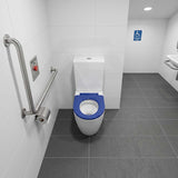 Elvera Tornado Ambulant Toilet Suite Ceramic Back To Wall Back/Left and Right Bottom Inlet 660x390x885mm - Gloss White