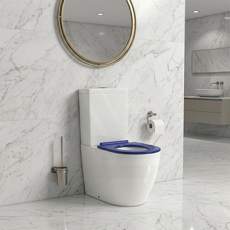 Elvera Tornado Ambulant Toilet Suite Ceramic Back To Wall Back/Left and Right Bottom Inlet 660x390x885mm - Gloss White
