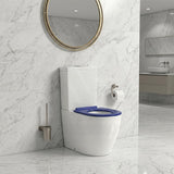 Elvera Tornado Ambulant Toilet Suite Ceramic Back To Wall Back/Left and Right Bottom Inlet 660x390x885mm - Gloss White