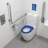 Elvera Tornado Ambulant Toilet Suite Ceramic Back To Wall Back/Left and Right Bottom Inlet 660x390x885mm - Gloss White
