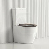 Elvera Tornado Ambulant Toilet Suite Ceramic Back To Wall Back/Left and Right Bottom Inlet 660x390x885mm - Gloss White