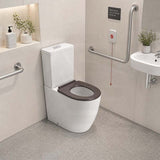 Elvera Tornado Ambulant Toilet Suite Ceramic Back To Wall Back/Left and Right Bottom Inlet 660x390x885mm - Gloss White