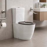 Elvera Tornado Ambulant Toilet Suite Ceramic Back To Wall Back/Left and Right Bottom Inlet 660x390x885mm - Gloss White