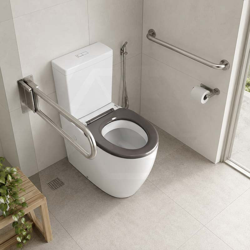 Elvera Tornado Ambulant Toilet Suite Ceramic Back To Wall Back/Left and Right Bottom Inlet 660x390x885mm - Gloss White