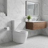 Elvera Tornado Ambulant Toilet Suite Ceramic Back To Wall Back/Left and Right Bottom Inlet 660x390x885mm - Gloss White