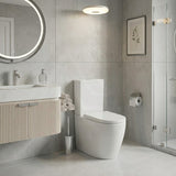 Elvera Tornado Ceramic Back To Wall Toilet Suite Back / Left and Right Bottom Inlet 660x390x885mm - Gloss White