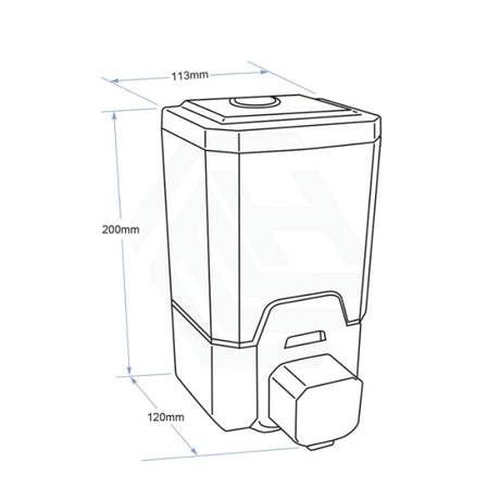1L Abs Foam Soap Dispenser Wall Mounted Hand-Pressed