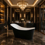 Bevel Acrylic Freestanding Bathtub Special Shape NO Overflow 1400/1700mm - Variant Colour