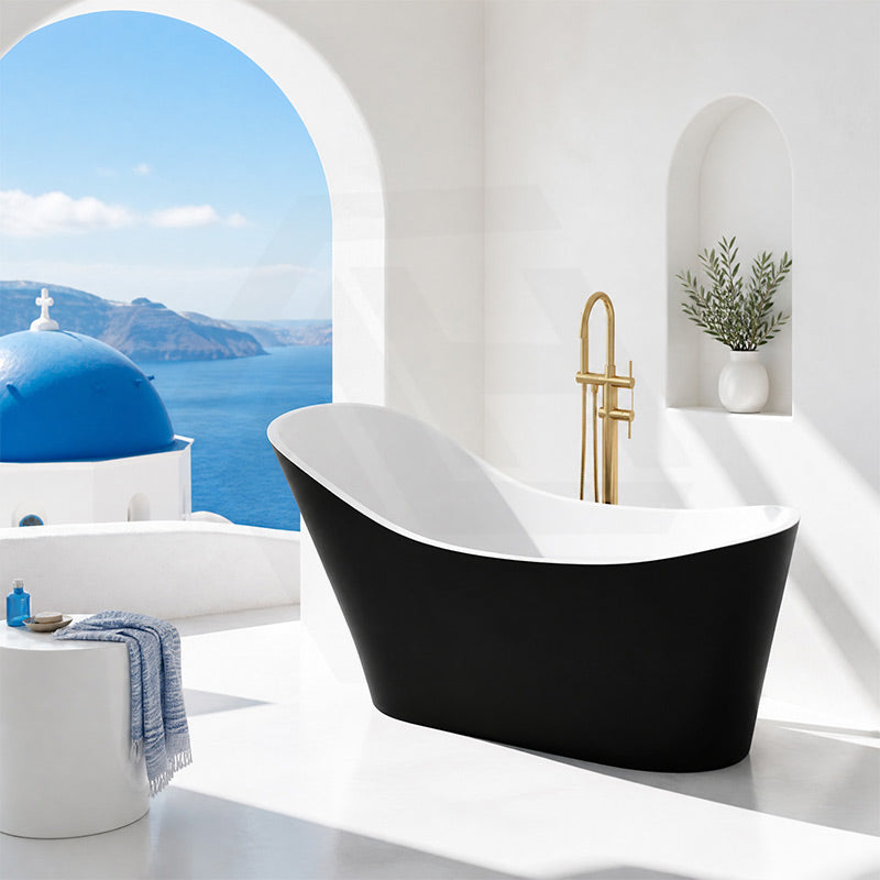Bevel Acrylic Freestanding Bathtub Special Shape NO Overflow 1400/1700mm - Variant Colour