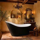 Bevel Acrylic Freestanding Bathtub Special Shape NO Overflow 1400/1700mm - Variant Colour