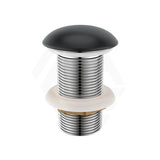 Matt Black Ceramic Pop Up Waste 32mm NO Overflow