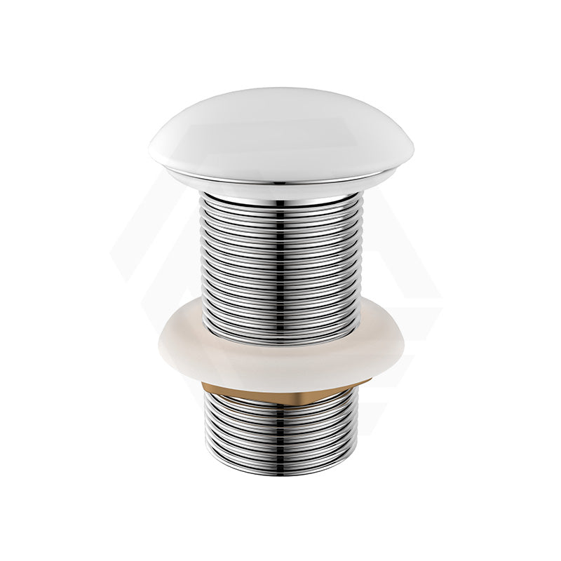 Matt White Ceramic Pop Up Waste 32mm NO Overflow