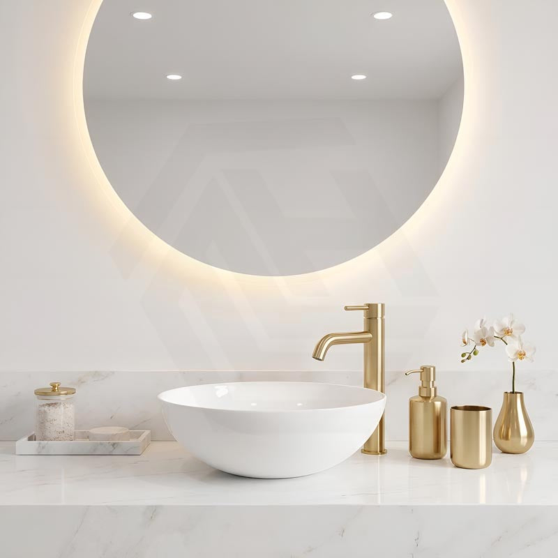 Round Above Counter Top Ceramic Basin 405x405x130mm - Various Colour