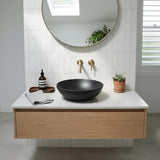 Round Above Counter Top Ceramic Basin 405x405x130mm - Various Colour
