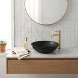 Round Above Counter Top Ceramic Basin 405x405x130mm - Various Colour