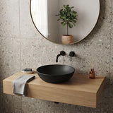 Round Above Counter Top Ceramic Basin 405x405x130mm - Various Colour
