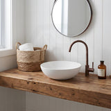 Round Above Counter Top Ceramic Basin 405x405x130mm - Various Colour