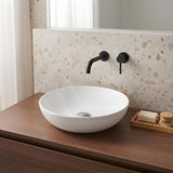 Round Above Counter Top Ceramic Basin 405x405x130mm - Various Colour