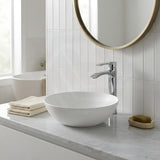 Round Above Counter Top Ceramic Basin 405x405x130mm - Various Colour