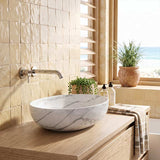 Bathroom Wash Basin Oval Above Counter Ceramic 500x395x130mm - Variant Colour