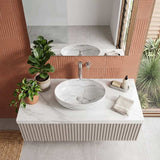 Bathroom Wash Basin Oval Above Counter Ceramic 500x395x130mm - Variant Colour