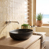 Bathroom Wash Basin Oval Above Counter Ceramic 500x395x130mm - Variant Colour