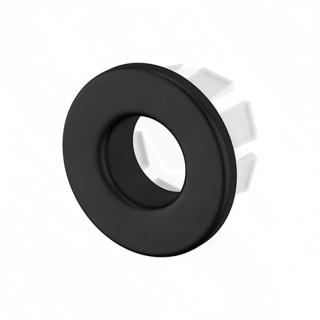 Brass Basin Sink Overflow Ring Matte Black Accessories