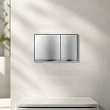 Geberit Sigma60GH Bright Chrome Trim & Frame Brushed Chrome Button for Concealed Cistern 115.640.GH.1