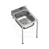 Stainless Steel Cleaners Sink with Wall Mount Legs